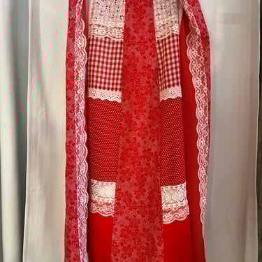 1970s Carefree Fashions Cottagecore Maxi Skirt