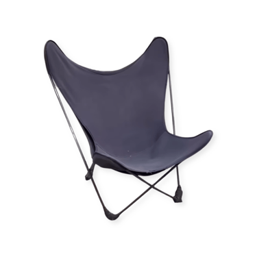 Knoll Butterfly Chair in Black Canvas