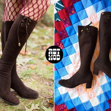 Suede hot sale gogo boots