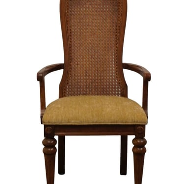 BERNHARDT FURNITURE Country French Style Cane Back Dining Arm Chair 