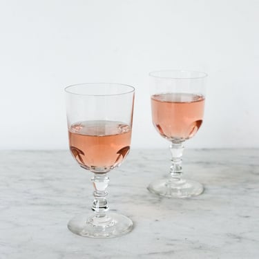 Cut Glass Wine Glass Set of 6