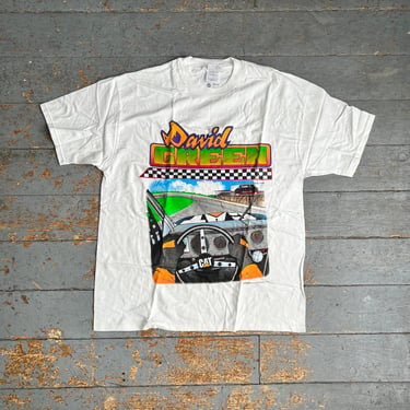Vintage NOS 1997 Nascar David Green Racing T Shirt 