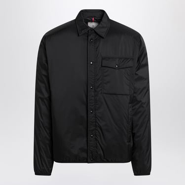 Moncler Black Nylon Shirt Jacket Men