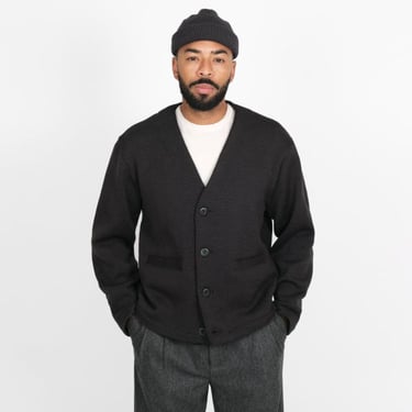 Dehen 1920 Slouchy Cardigan - Dark Charcoal on Garmentory