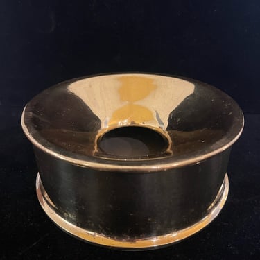 Solid Polished Bronze Massive Spittoon/Pipe Ashtray by Albert Pick & Co.