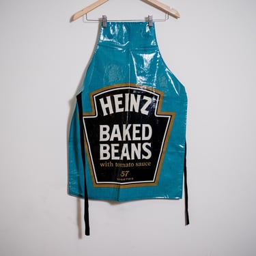 Heinz Baked Beans Vintage PVC Apron British Kitchen Cuisine Colletible 