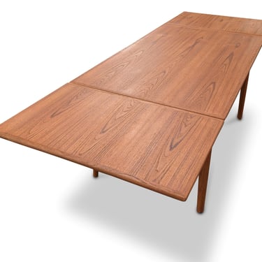 Teak Dining Table W Two Leaves - 112297