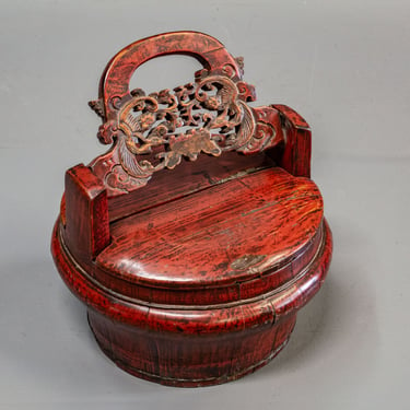Vintage Chinese Handcrafted Wedding Basket