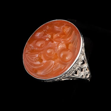 Carved Carnelian Ring