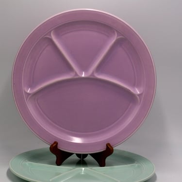 vintage Vernon Kilns California Pottery Divided Plates 