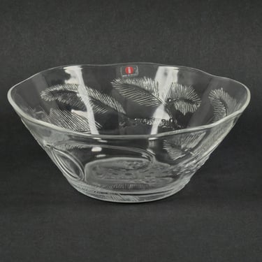 nuutajarvi ARABIA Flora(クリア)カクテルボウル Nuutajärvi Flora footed dessert bowl ヌータヤルヴィ フローラ 脚
