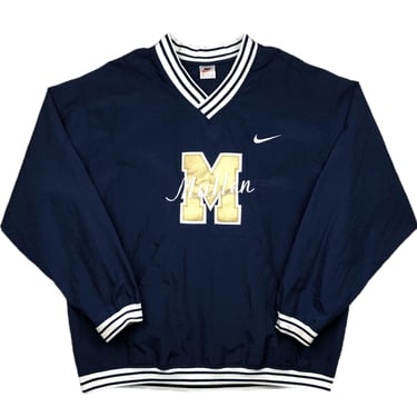 90s 00s XL nike golf vtg ナイロン ハーフスナップ 紺 90s 00s XL nike golf vtg ナイロン ハーフスナップ 紺 90s 00s