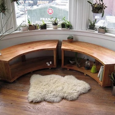 Curved Bay Window Bench 