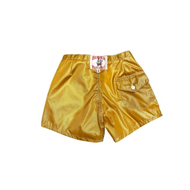 Vtg 70s 1970s Birdwell Birdie Beach Britches Gold Hot Pants Hot Shorts 