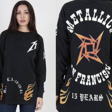 Giant Brand Metallica Made In LA Long Sleeve Heavy Metal T Shirt L 
