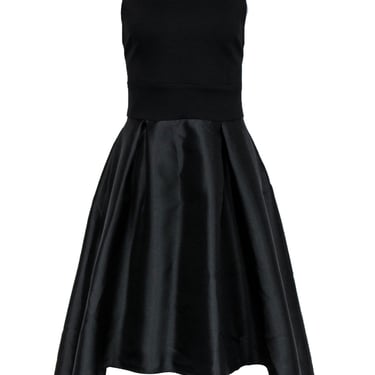 Hutch - Black Open Back Sleeveless High-Low Evening Dress Sz 8