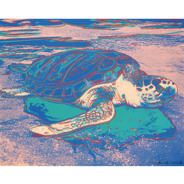 Andy Warhol Turtle 1985 (FS II.360A) -Signed and Numbered)