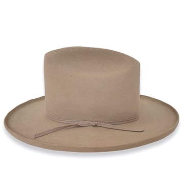 Vintage STETSON Cowboy Hat ~ size 7 1/4 ~ Pencil Curl ~ Western Fedora ~ Wide Brim ~ 3X Beaver Fur Felt ~ Rancher / Open Road 