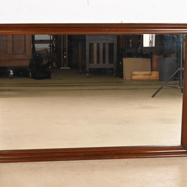 Henkel Harris Regency Carved Solid Mahogany Framed Wall Mirror