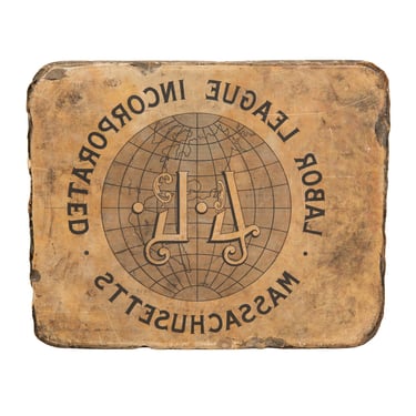Lithographer Stone from USA, 1935