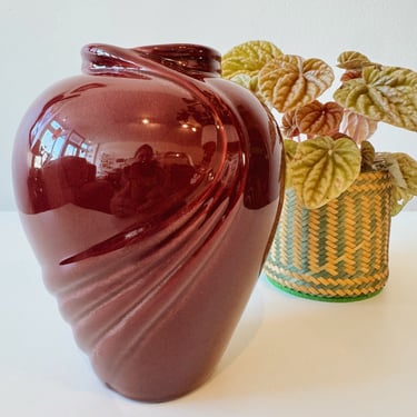 Petite Burgundy Vase