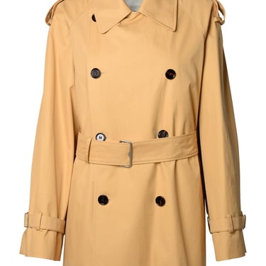 Burberry Beige Cotton Tranch Coat Woman