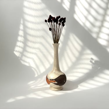 Vintage Midcentury Royal Haeger Earth Wrap Ceramic Bud Vase 