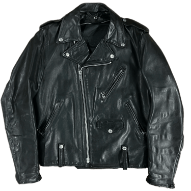 Vintage Schott 125 "Double Riders" Leather Motorcycle Jacket