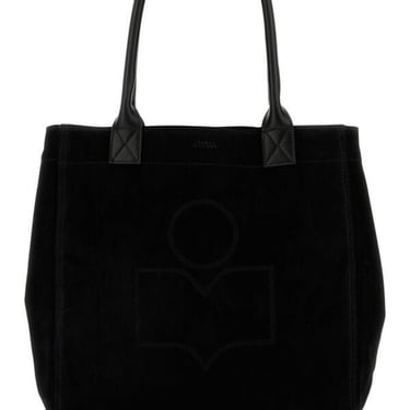 Isabel Marant Woman Black Suede Small Yenky Shopping Bag