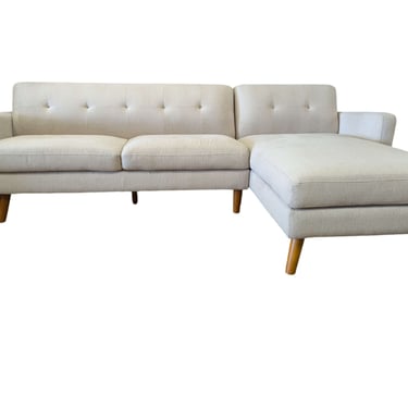 Cream Modern Piece Sectional