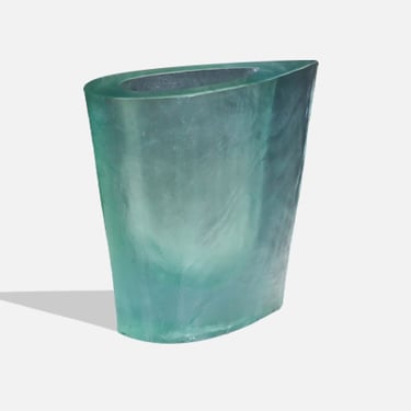 Terry Balle Resin Aqua Sculpture Vase