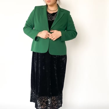 Modern Green Blazer, sz. 3XL