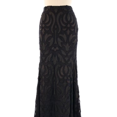 Valentino Lace Maxi Skirt