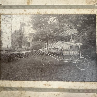 Early Aviation Photographs of Experimental Prototype Planes - Antique Photograph Set of Planes - Set of 4 - New York Area - Wright Brothers 