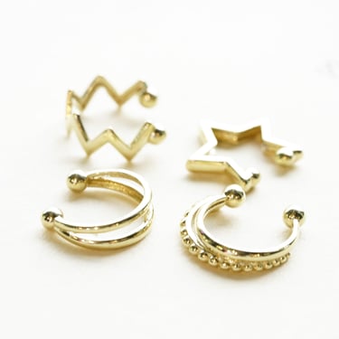 14k Ear Cuffs