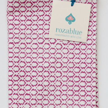 Rozablue | Kitchen Towel | Little Crown Pink
