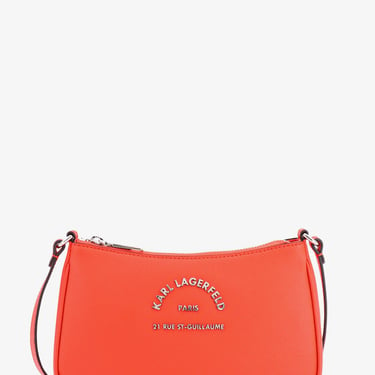 Karl Lagerfeld Woman Shoulder Bag Woman Orange Shoulder Bags