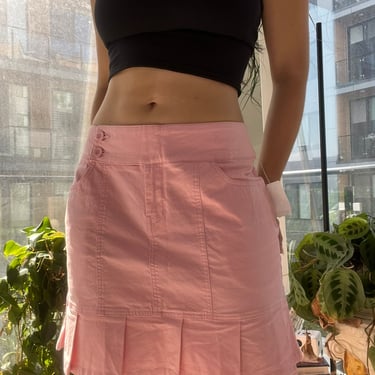 NWT 2000s Vintage Pink Pleated Skirt