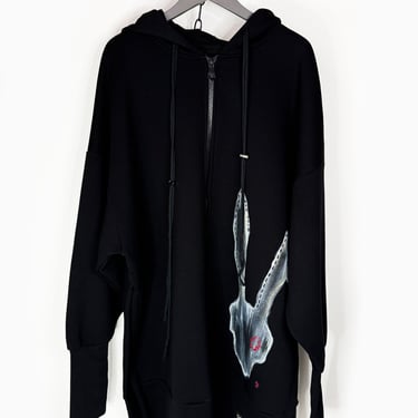 Felpa Noko Painted and Embroidered Rabbit Detail Sweatshirt