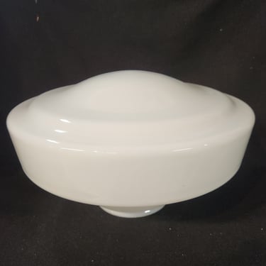 Large Schoolhouse Milkglass Shade 5.875