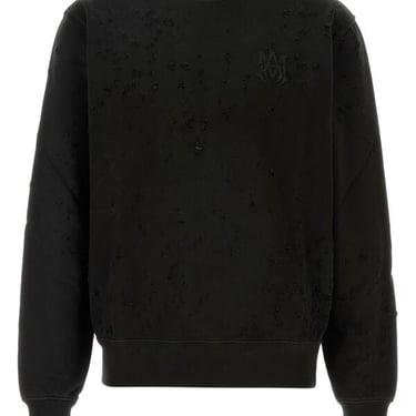 Amiri Men Black Cotton Sweatshirt