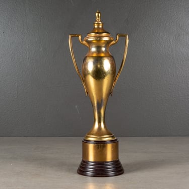 Vintage Brass Plated Cup Trophy with Bakelite Base c.1940