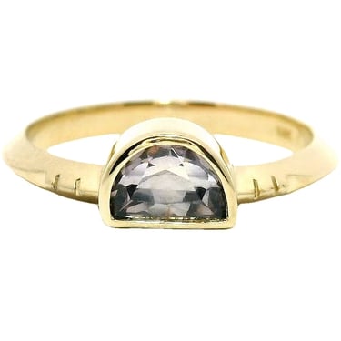 The Skymning - .86 Ct. Montana Sapphire Solitaire Ring