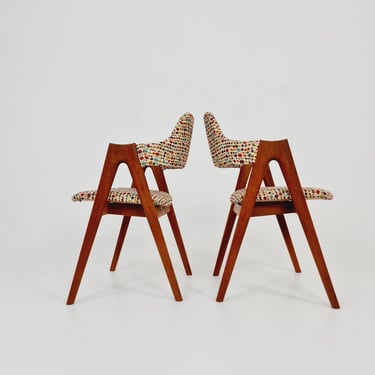 Mid Century Danish dining chairs by Kai Kristiansen for Schou Andersen Model 170 - 1960s, set of 2 