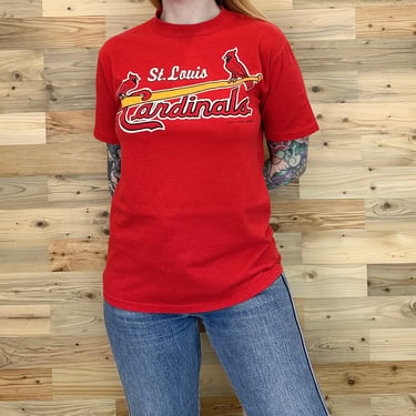 80's Vintage St. Louis Cardinals MLB Baseball Team Tee Shirt T-Shirt 