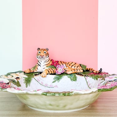 Fitz and Floyd Tiger Platter