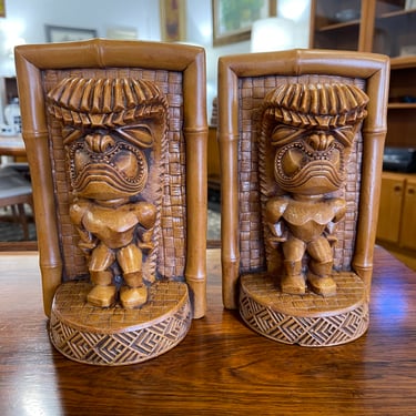 Vintage Hawaiian Coco Joe's Hand Carved Hapa Wood | Good Luck Fox