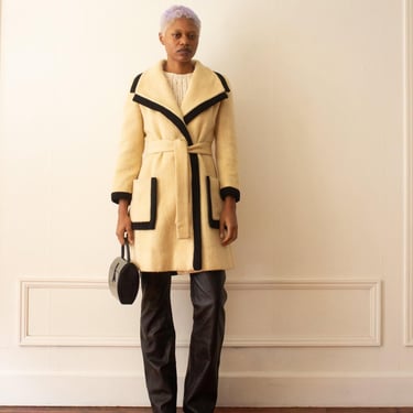 1960s Lilli Ann Mohair Wrap Coat 
