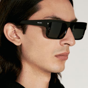 Prada Men Logo Print Sunglasses