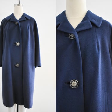 1940s/50s Pioneer Navy Wool Coat 